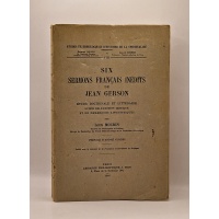 Six Sermons français inédits de Jean Gerson.  BR5329